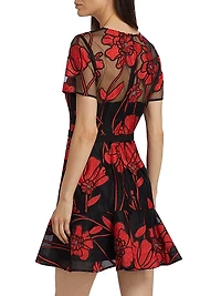 Rosie Grand Fleur Embroidered Dress
