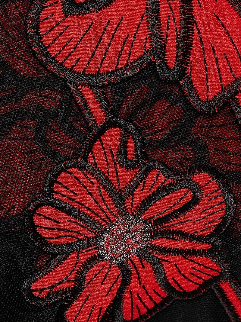 Rosie Grand Fleur Embroidered Dress