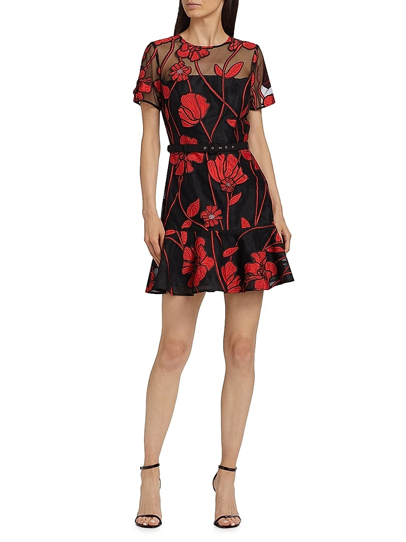 Rosie Grand Fleur Embroidered Dress