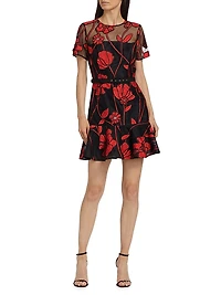 Rosie Grand Fleur Embroidered Dress