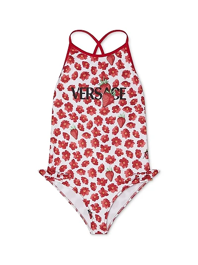 Baby Girl's, Little Girl's & Strawberry Garden One-Piece Swimsuit