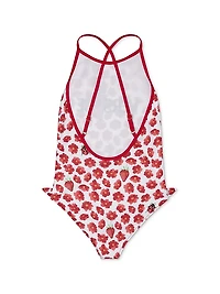 Baby Girl's, Little Girl's & Strawberry Garden One-Piece Swimsuit