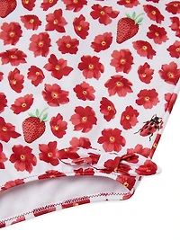 Baby Girl's, Little Girl's & Strawberry Garden One-Piece Swimsuit