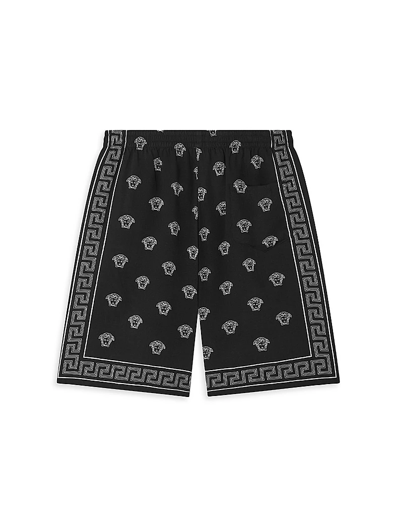 Little Boy's & Boy's Medusa Bandana Shorts