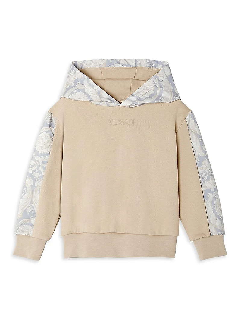 Baby Boy's, Little Boy's & Barocco Embroidery Fleece Sweatshirt