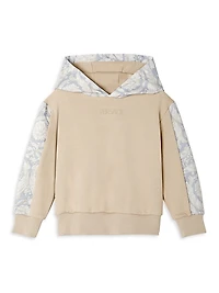 Baby Boy's, Little Boy's & Barocco Embroidery Fleece Sweatshirt