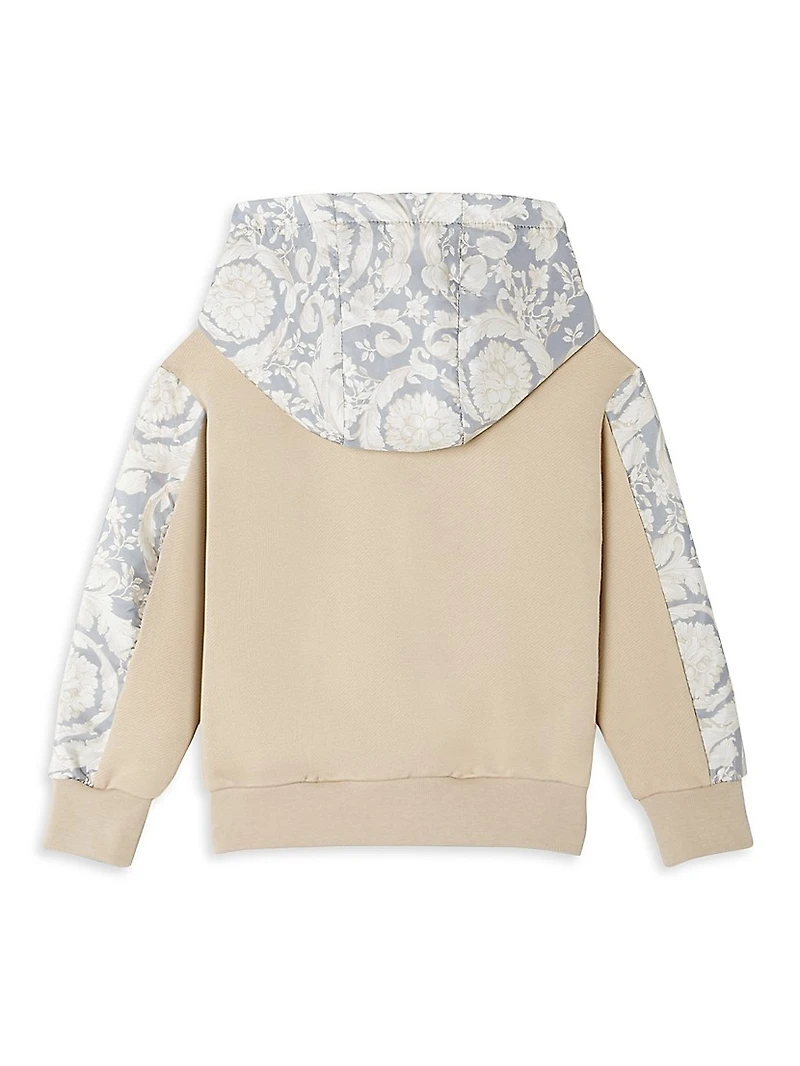 Baby Boy's, Little Boy's & Barocco Embroidery Fleece Sweatshirt