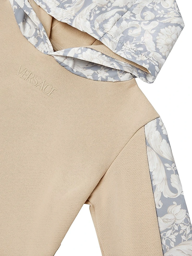 Baby Boy's, Little Boy's & Barocco Embroidery Fleece Sweatshirt