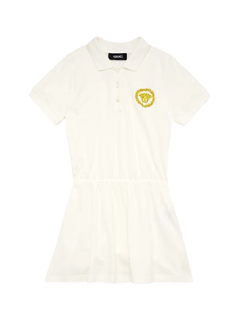 Little Girl's & Medusa Piqué Polo Shirtdress