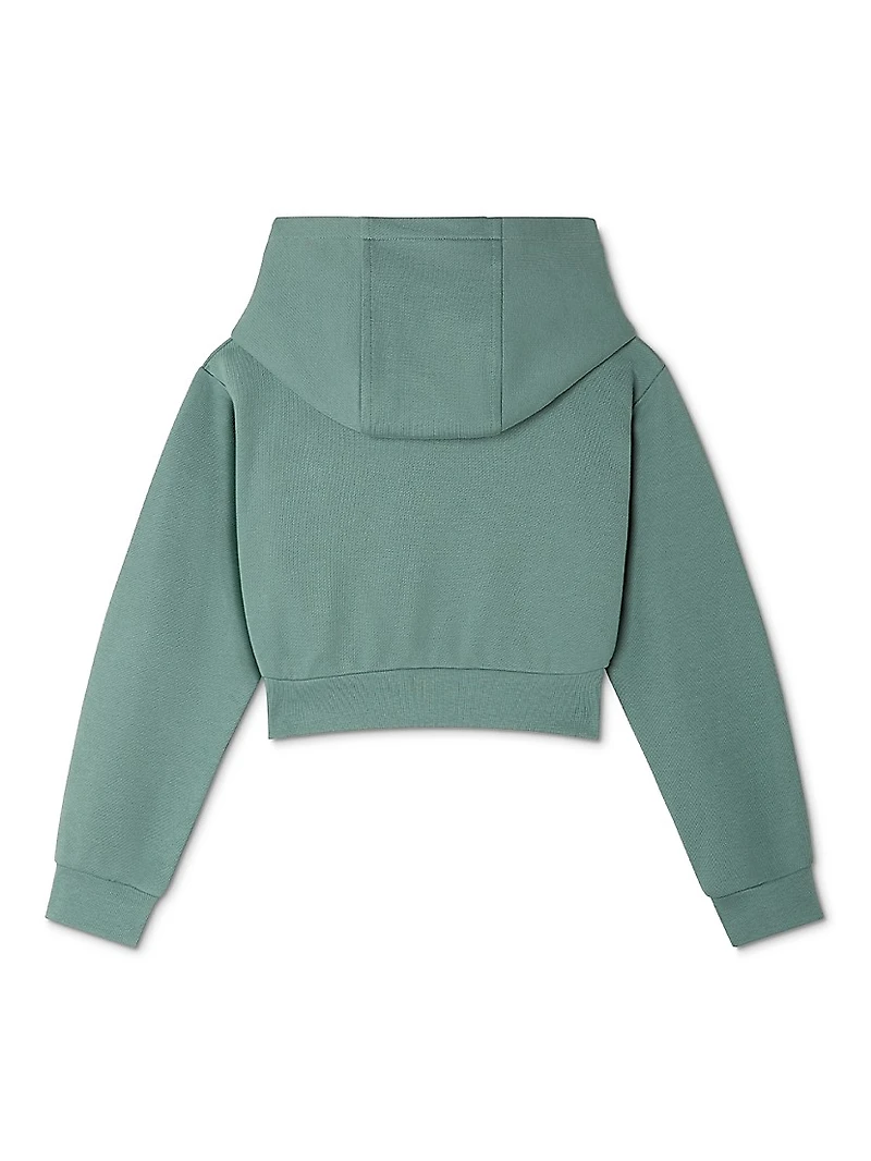 Baby Girl's, Little Girl's & Girl's Logo Flower Embroidered Fleece Sweatshirt