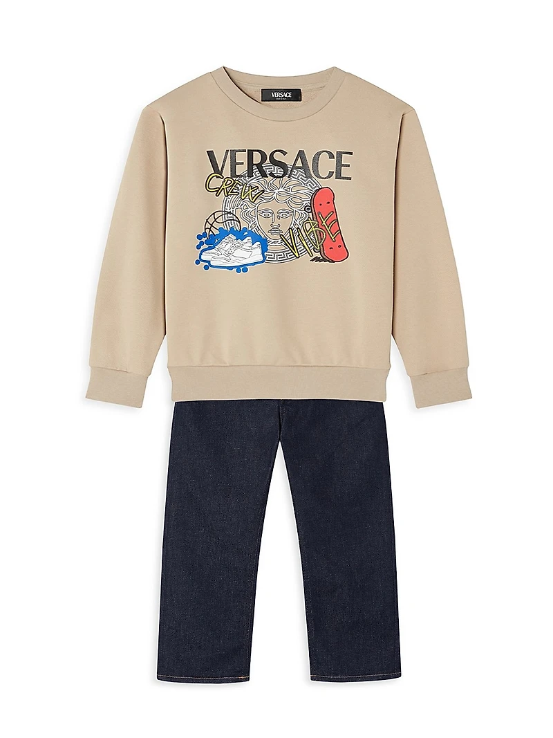 Little Boy's & Straight-Leg Jeans