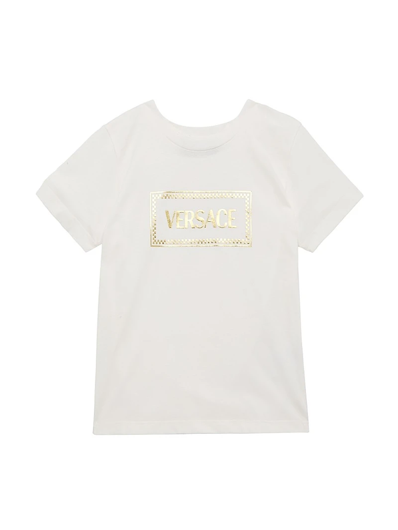 Baby Girl's, Little Girl's & Foil Logo Stamp T-Shirt