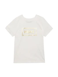 Baby Girl's, Little Girl's & Foil Logo Stamp T-Shirt