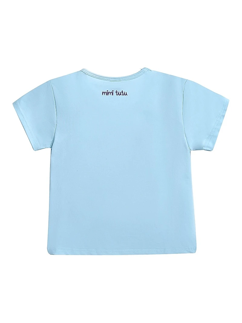 Little Girl's & Ruby Swan Skirt Outfit