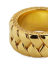 Goldtone Woven Band Ring