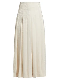 Fong Jacquard Midi-Skirt