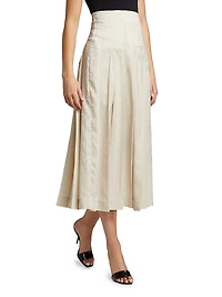 Fong Jacquard Midi-Skirt