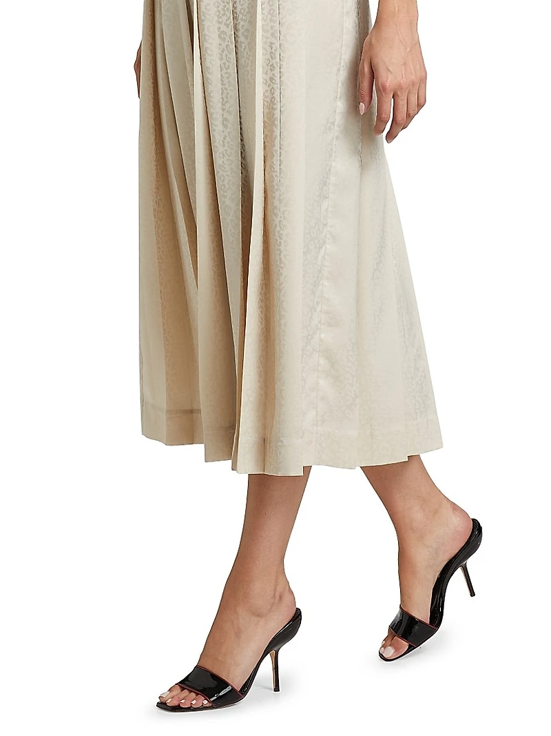 Fong Jacquard Midi-Skirt