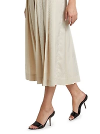 Fong Jacquard Midi-Skirt