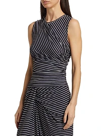 Cate Striped Crop Top