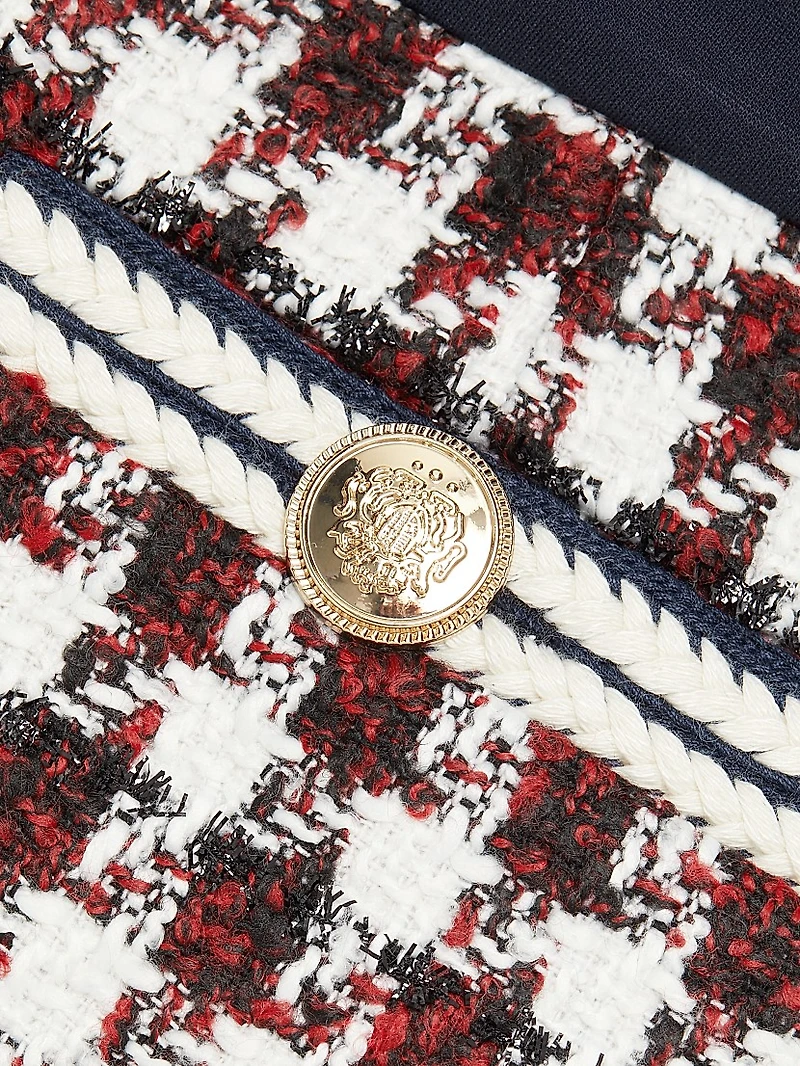 Guinevere Houndstooth Minidress