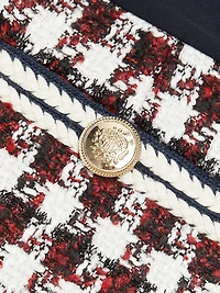 Guinevere Houndstooth Minidress