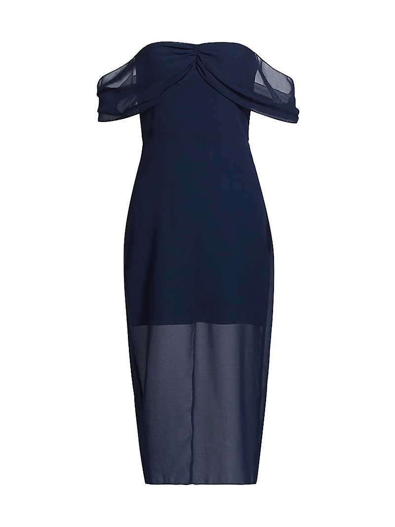 Darien Off-the-Shoulder Midi-Dress