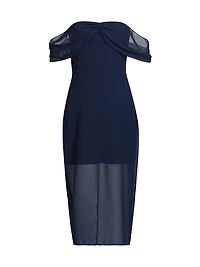 Darien Off-the-Shoulder Midi-Dress