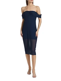 Darien Off-the-Shoulder Midi-Dress