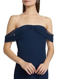 Darien Off-the-Shoulder Midi-Dress