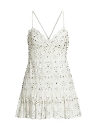 Diamond Kissed Eyelet Catana Dress