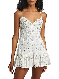 Diamond Kissed Eyelet Catana Dress