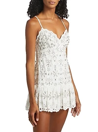 Diamond Kissed Eyelet Catana Dress