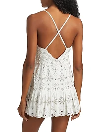 Diamond Kissed Eyelet Catana Dress