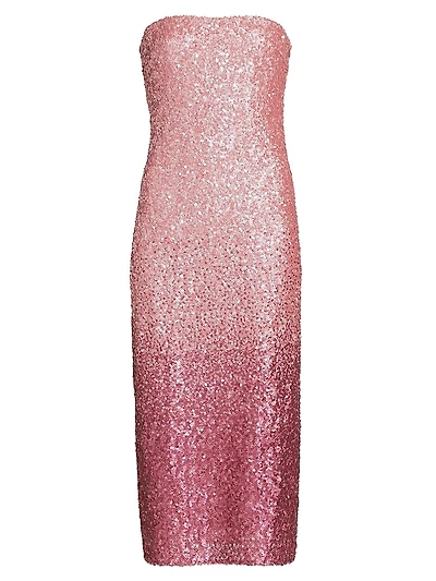 Stasia Louvre Ombre Sequins Dress