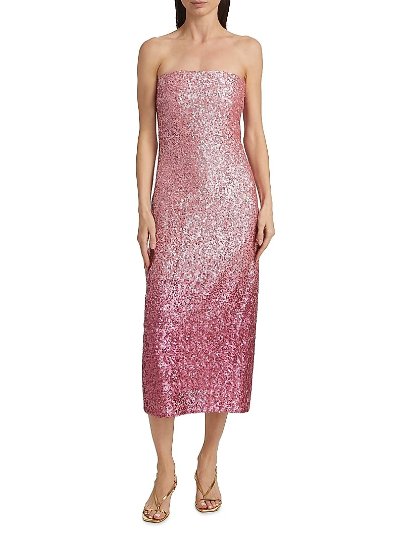 Stasia Louvre Ombre Sequins Dress