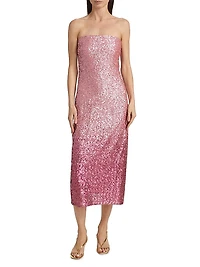Stasia Louvre Ombre Sequins Dress