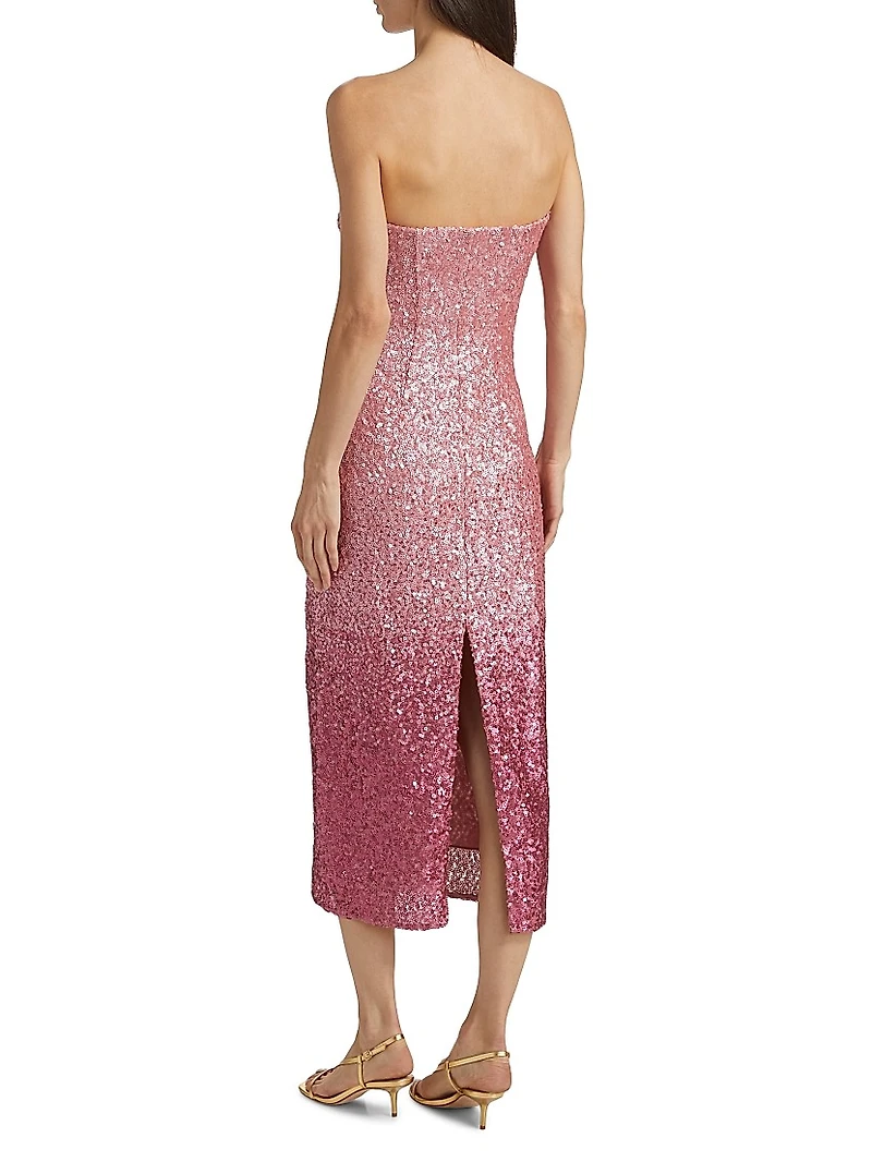 Stasia Louvre Ombre Sequins Dress