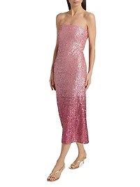 Stasia Louvre Ombre Sequins Dress