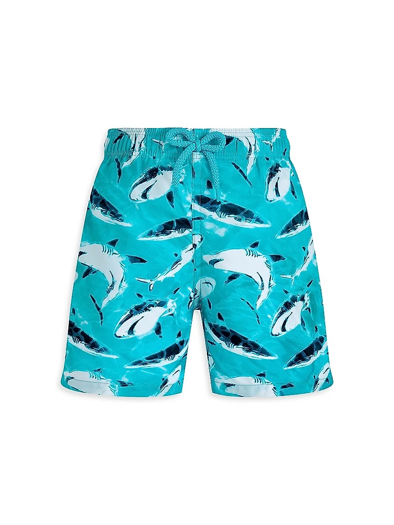 Little Boy's & Requins Swim Shorts