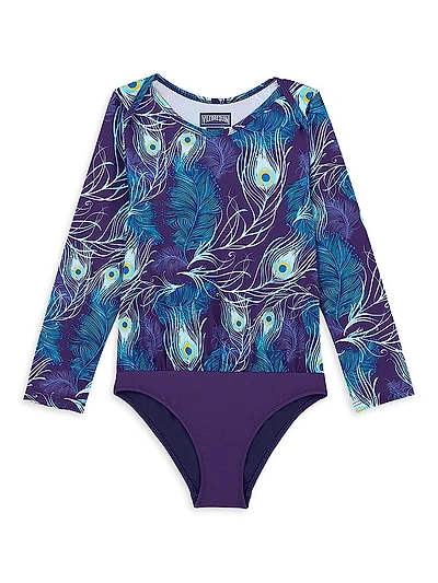 Little Girl's Eyes Of The Wind Rashguard