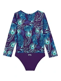 Little Girl's Eyes Of The Wind Rashguard