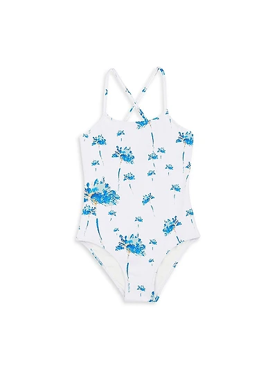 Little Girl's & Herbier One-Piece Swimsuit