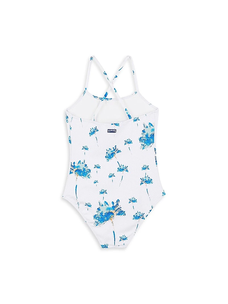 Little Girl's & Herbier One-Piece Swimsuit