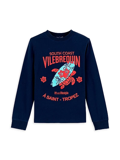 Little Boy's & Turtle Surf T-Shirt