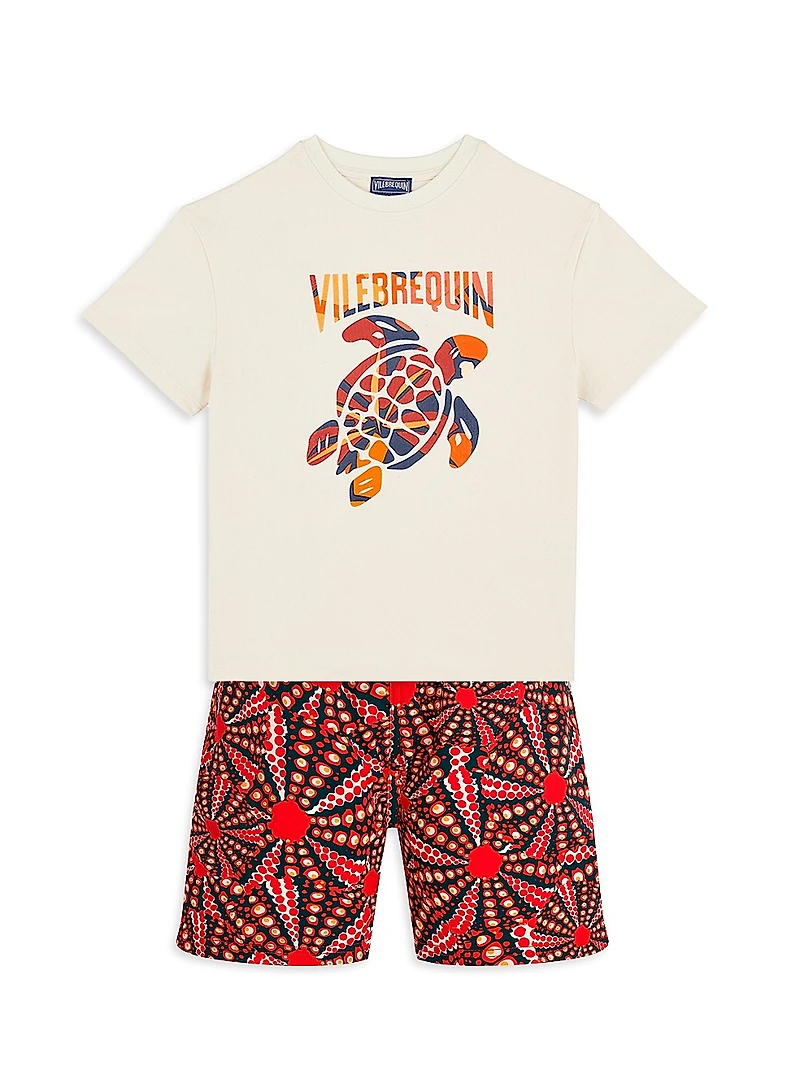 Little Boy's & Oursinades Swim Shorts