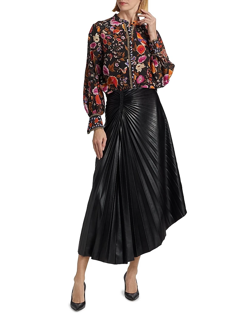 Fionna Floral Silk Blouse