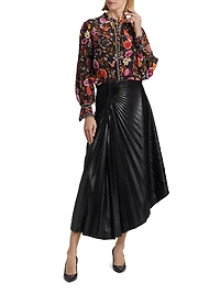 Fionna Floral Silk Blouse