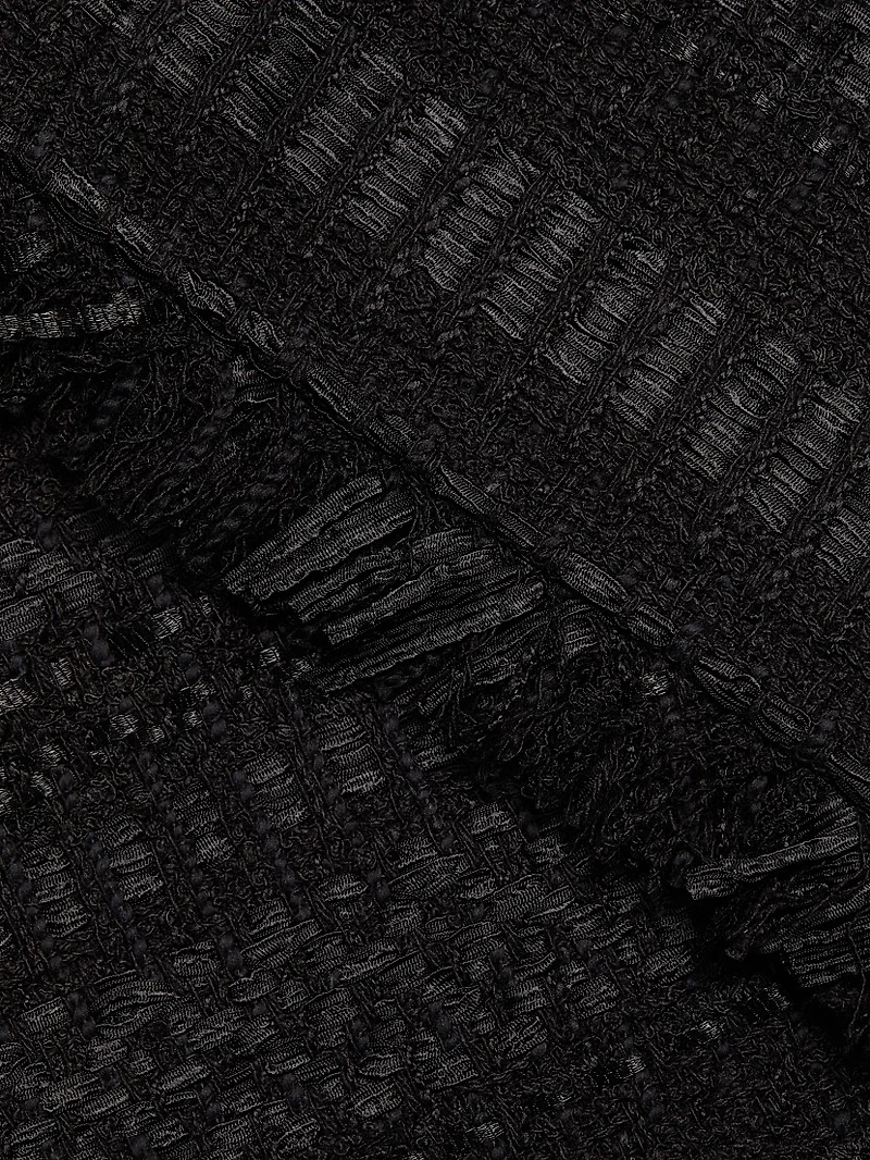 Amelia Fringed Tweed Minidress