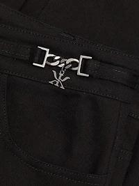 June Hardware Mid-Rise Straight Jeans